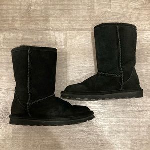 Bearpaw Elle Short Boot size 8 Black